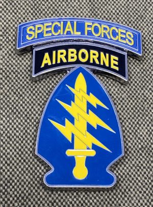 COLOR SF PATCH & TAB COMBO CAR BADGE