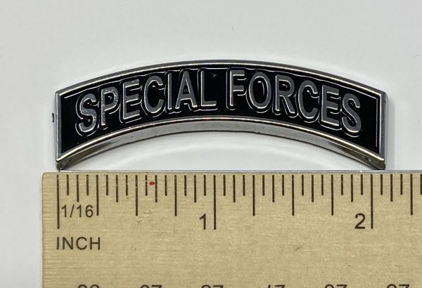 Chrome Special Forces Patch and Tab Set Car Badge - Image 8