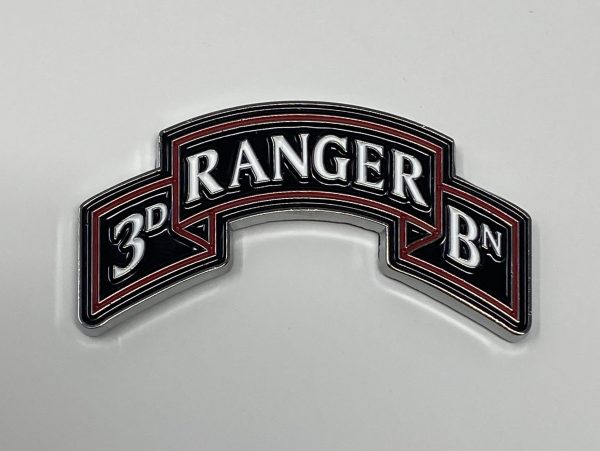 Ranger Scroll Car Badge 3/75 Full Color- 3d BN