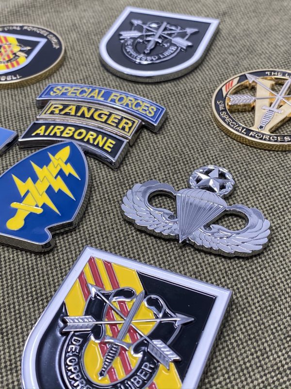 5th Group “Legio V” Cutout Challenge Coin 2" - Image 6