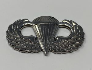 Basic Parachute Badge; Car Badge with 3M Back