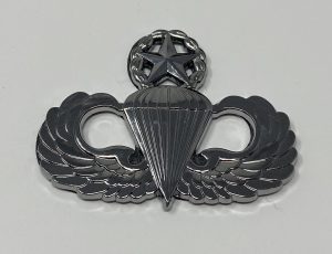 US Army Jump Master Wings Car Badge with 3M Back
