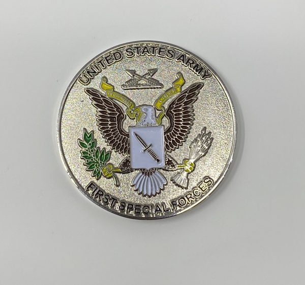 US Army Special Forces Regimental Coin- Silver 2"