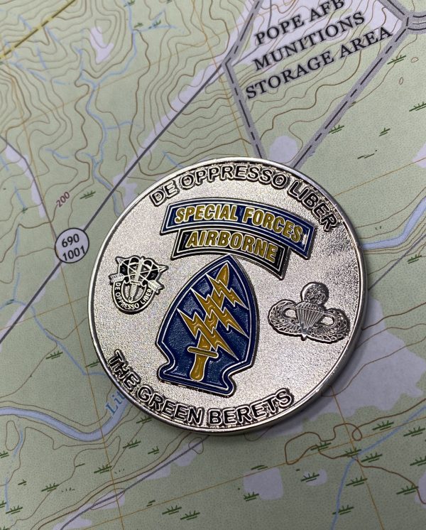 US Army Special Forces Regimental Coin- Silver 2" - Image 5