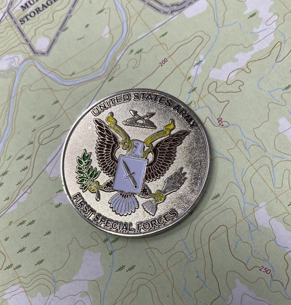 US Army Special Forces Regimental Coin- Silver 2" - Image 4