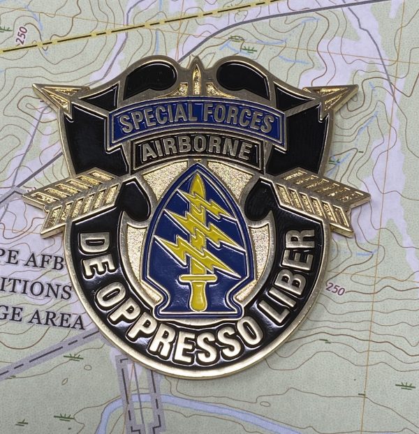 1st Special Forces Group Challenge Coin- SF Crest 2 1/2 Inch - Image 9
