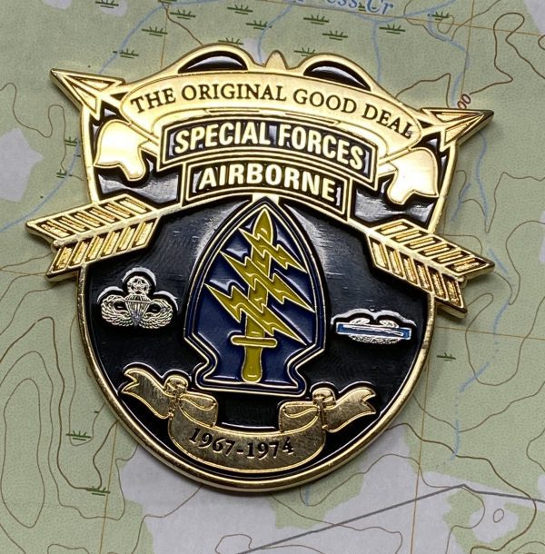 46th Special Forces Company Series 3 Coin, 2.5" Gold - Image 5