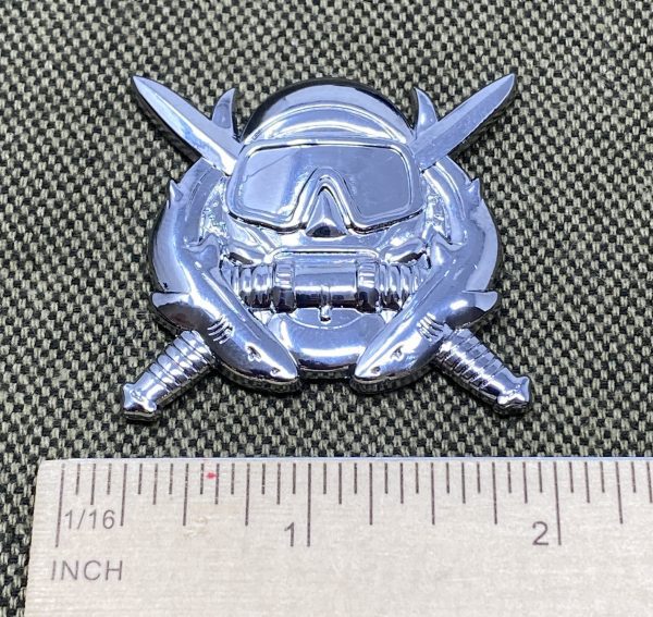 Special Operations Combat Diver Car Badge with 3M Back - Image 7