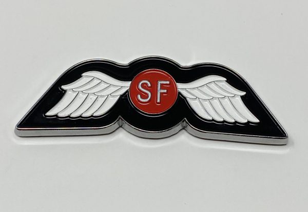 Jedburgh Wings Car Badge