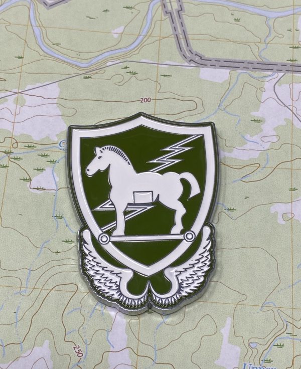 10th Group Trojan Horse Car Badge - Image 4
