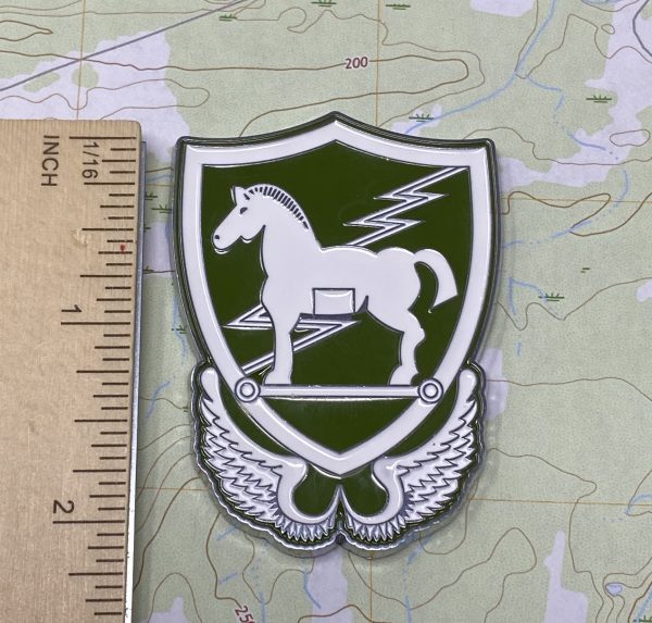 10th Group Trojan Horse Car Badge - Image 6