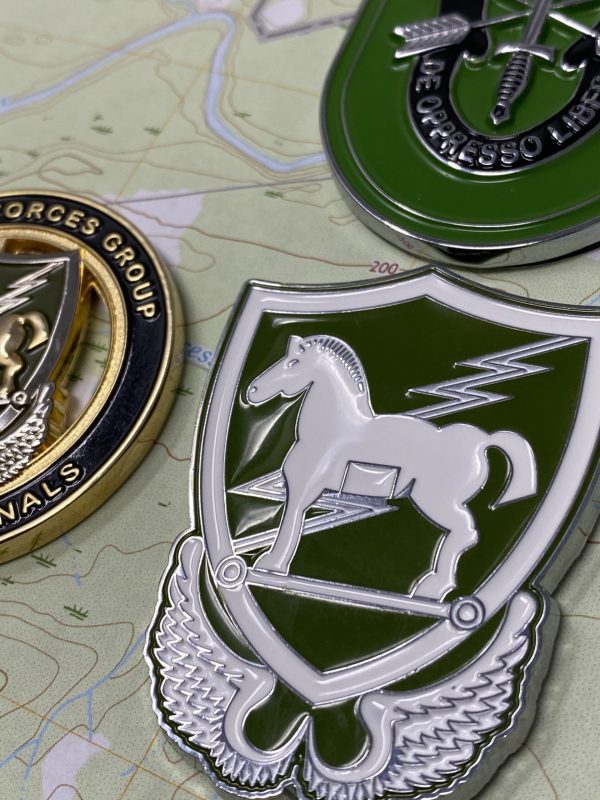 10th Group Trojan Horse Car Badge - Image 5