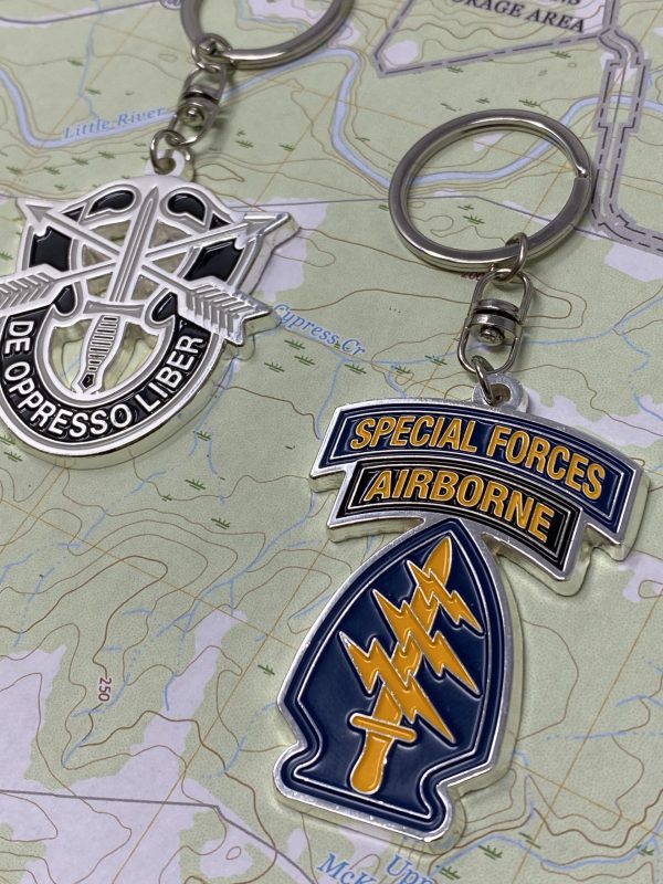 SF Patch/Tab Chrome Key Chain - Image 2