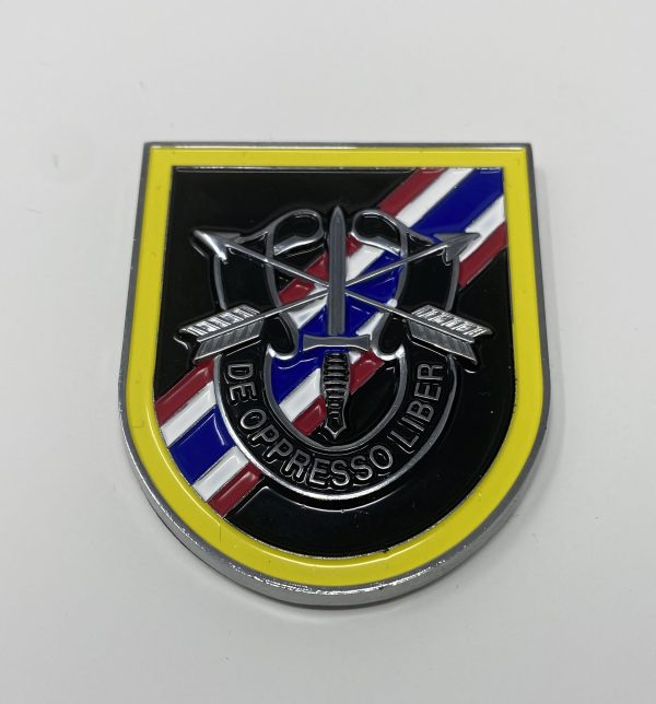46th Special Forces Company Series 3 Coin, 2.5" Gold - Image 9