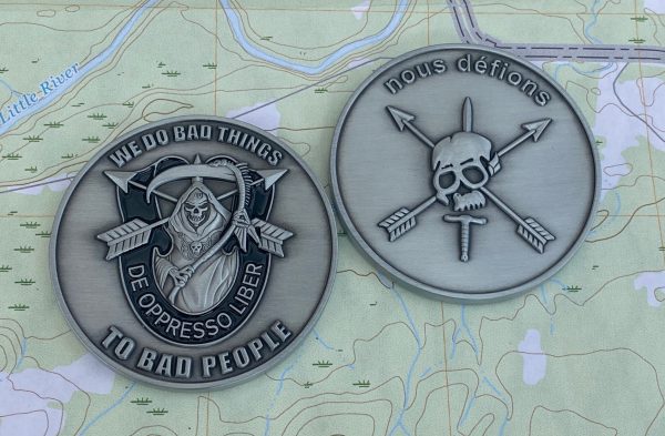 Special Forces Nous Defions “De Oppresso Reaper” - 2" coin