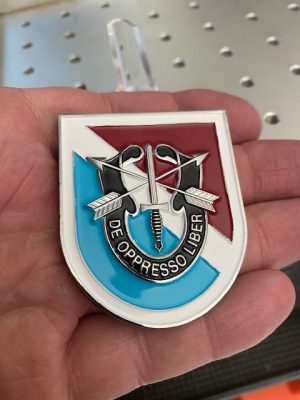 11th SFG Flash with DUI Car Badge