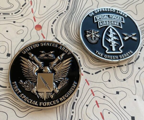 Black And Silver Regimental Coin- 2" - Image 7