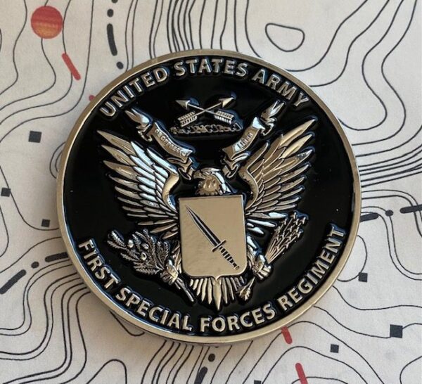 Black And Silver Regimental Coin- 2" - Image 4