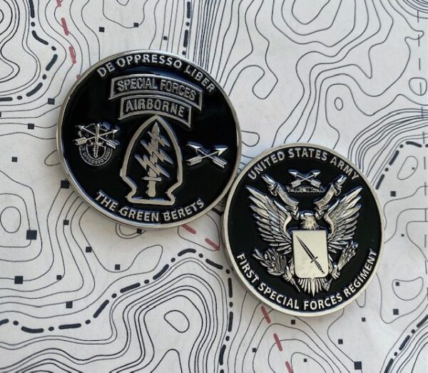 Black And Silver Regimental Coin- 2" - Image 6