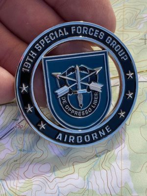 19th Special Forces Group 3rd Gen Coin (CUTOUT)