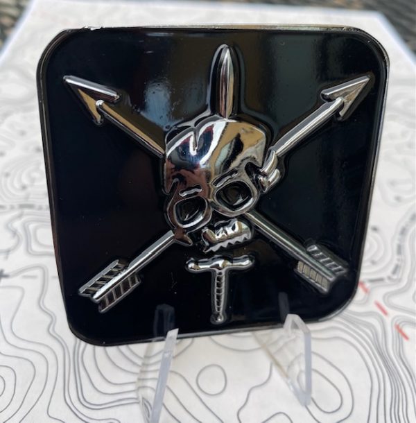 nous defions - Car Badge Chrome and Black - Image 2
