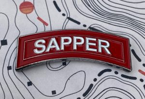 Sapper Tab - Color Car Badge