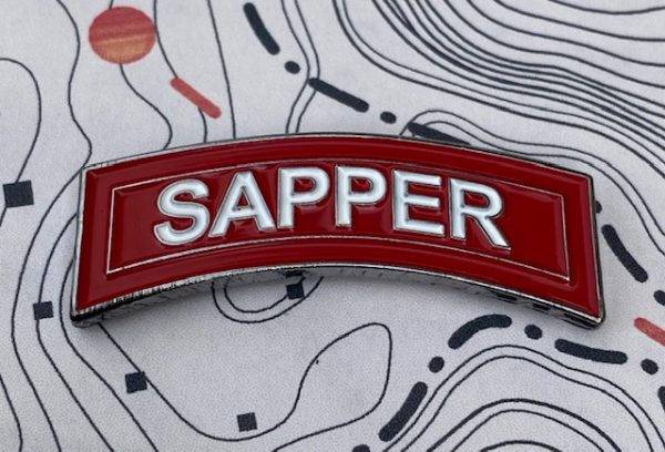 Sapper Tab - Color Car Badge