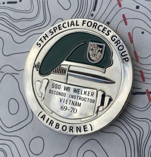 5th Special Forces Group- Silver (Engravable Edition )