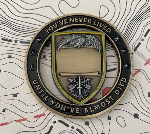 MACVSOG Antique Gold Cutout - Engravable Version - Image 2
