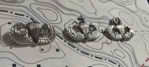 Parachute Badge Pins - Basic/Senior/JM