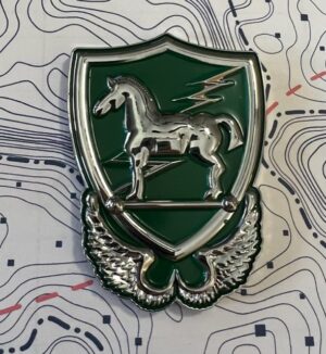 10th Group Trojan Horse Car Badge Chrome 3D