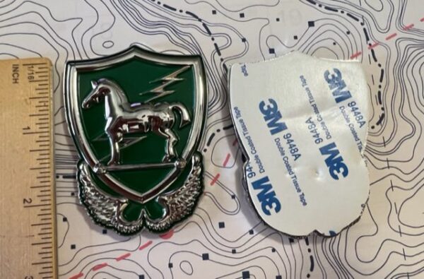 10th Group Trojan Horse Car Badge Chrome 3D - Image 3