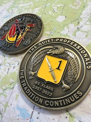 1st Special Forces Group 65th Anniversary Coin 2 1/4"