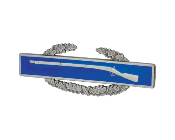 Army Combat Infantry Badge (CIB) Dress Pin Miniature Silver Oxidized - Image 4