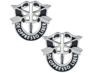Army Special Forces Crest Pins (Pair) - full size