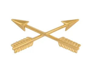 Army Special Forces Crossed Arrows insignia- miniature 3/4"