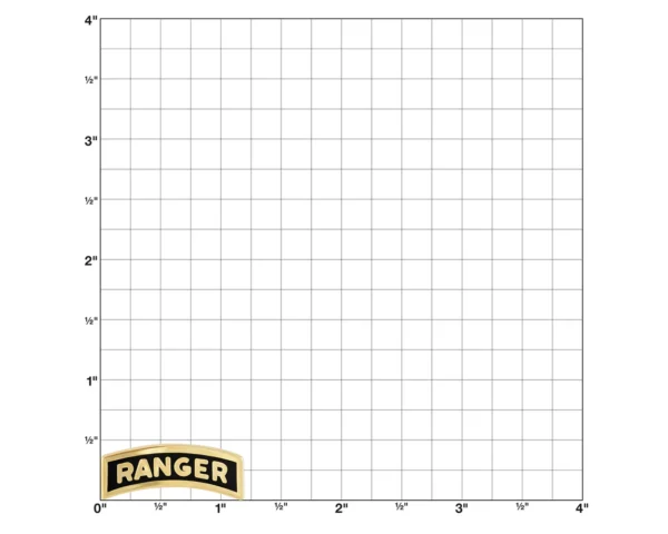 Army Ranger Tab Enameled Full Size - Image 2