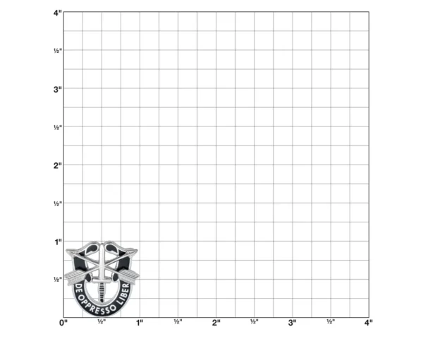 Army Special Forces Crest Pins (Pair) - full size - Image 2