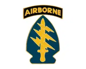 Special Forces Group Airborne Army CSIB Pin