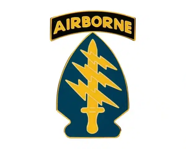 Special Forces Group Airborne Army CSIB Pin