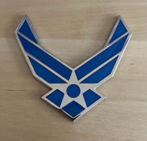 US Air Force Car Badge