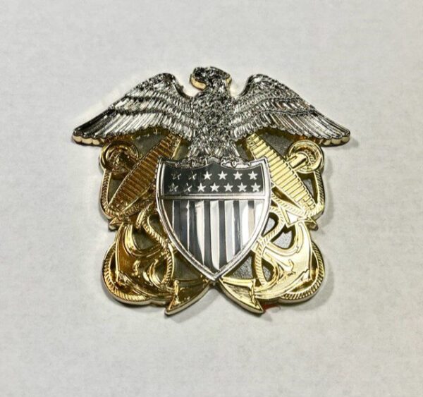 US Navy Officers Crest Car Badge - Image 4