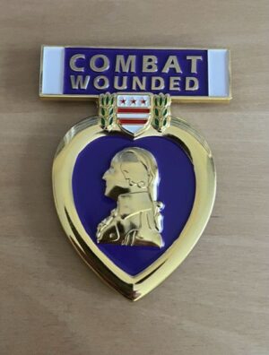 Purple Heart Car Badge