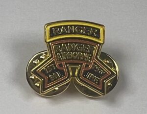 1/75th Ranger BN "Old Scroll" Pin 3/4"