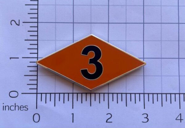 Orange Ranger BN Diamond Car Badge - Image 2