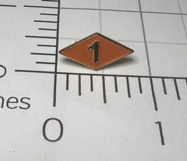 Orange Ranger BN Diamond Pin 3/4" - Image 8