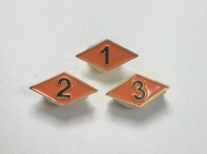 Orange Ranger BN Diamond Pin 3/4"