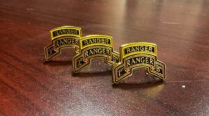 Modern Ranger BN Scroll Pins 3/4" 1st, 2nd, 3rd BN with Ranger Tab