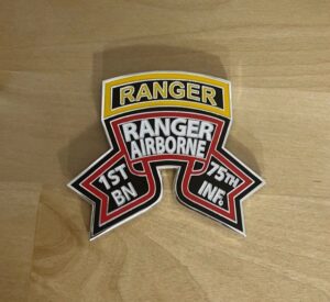 1/75th Ranger BN "Old Scroll" Car Badge