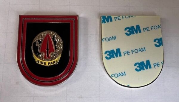 USASOC Flash Car Badge with DUI - Image 3